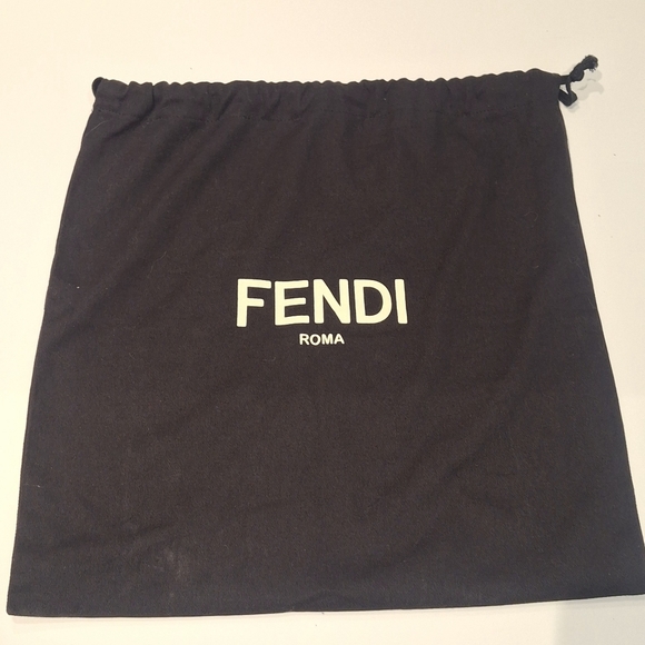 EUC Authentic Fendi Black & White Zucca Print Mini Tote Bag With Pink Handle OS - Picture 14 of 16